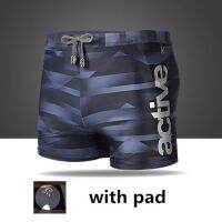 Summer Swimwear Mens Pouch Swimsuits Plus Size Swimming Trunks Breathable Quick Dry Sunga Beach Pad Surfing Board Shorts