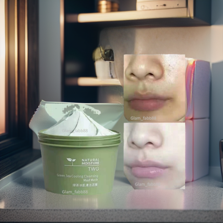 Green Tea Cooling Cleansing Mud Mask Lazada