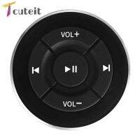 TCUTEIT Wireless Bluetooth-compatible Car Steering Wheel Media Remote Control for iOS Android