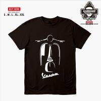 เสื้อยืดคุณภาพดี ? เสื้อยืดคอกลมVespa VBB Motorcycle T-Shirt Automotive T-Shirt - Karimakefrom S-5XL