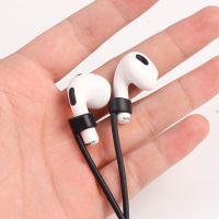 New Product 4/1Pcs Anti-Lost Silicone Earphone Rope For Airpods 1 2 3 Pro Wireless Bluetooth Headphone Neck Strap Cord String Lanyard