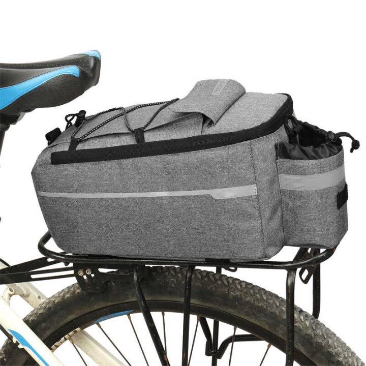 กระเป๋าเก็บความเย็นจักรยาน-mtb-สะท้อนแสงกระเป๋าสะพายไหล่ที่วางของท้ายจักรยานที่เก็บของท้ายรถหุ้มฉนวนกระเป๋าจักรยาน