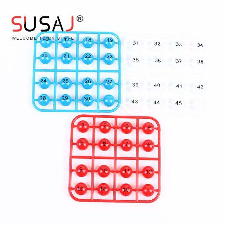 75Pcs 15MM Number Lucky Balls For Bingo Game Entertainment Lottery
