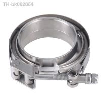 ❡ Stainless Steel 2.5 3 4 Quick release V Band Clamp 63mm 76mm Turbo Exhaust Pipe Vband Clamp Male Female Flange V Clamp Kits