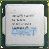 โปรเซสเซอร์ Intel Xeon E3-1230V5 E3 1230 V5 Quad-Core Processor 1151-Land FC-LGA ซีพียูตั้งโต๊ะ Gubeng