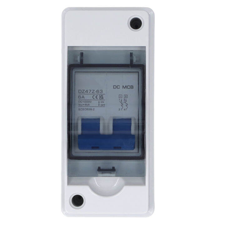 DC Disconnect Switch, 1000V 6A PA66 Housing Circuit Breaker Box with PV ...