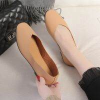 READY STOCK Womens Flat Shoes Ladies Fashion Casual Round Toe Shoes