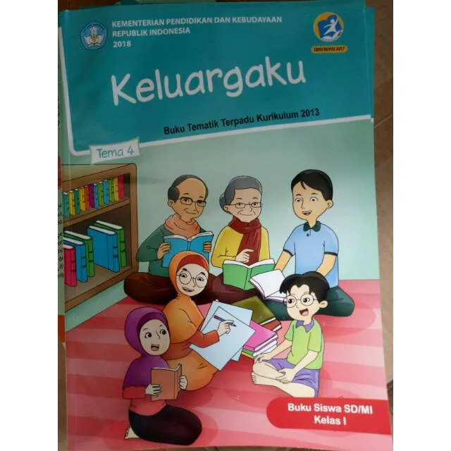 Buku siswa tematik k13 kelas 1 tema 4 keluargaku | Lazada Indonesia