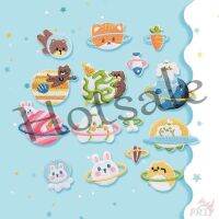 【hot sale】 ✻ﺴ B15 ✿ Animal Planet - Rabbit / Hamster / Shih Tzu / Cat Self-adhesive Sticker Patch ✿1Pc DIY Sew on Iron on Embroidery Badge