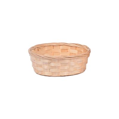 Bamboo Woven Bread Basket Snacks Container Food Display Basketry Kitchen Fruit Vegetables Egg Storage Tray