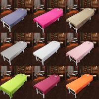 ♠✐▲ 80cmx190cm Cosmetic Salon Sheets SPA Massage Treatment Bed Table Cover With Hole