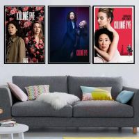 ▣▽ โปสเตอร์ รูปภาพ Killing Eve Usa Tv Series สไตล์วินเทจ สําหรับตกแต่งบ้าน