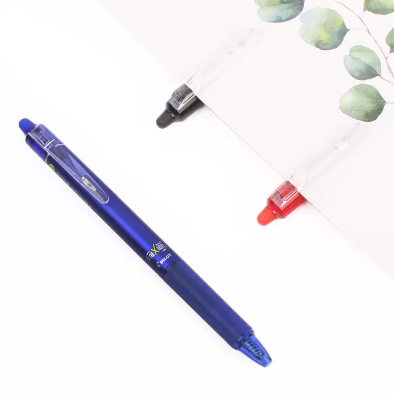 Pilot FriXion Erasable Pen Press Ball Knock Gel Pen 0.7 mm LFBK-23F  Blue/Black/Red Ballpoint Pen School Stationery 1Pcs