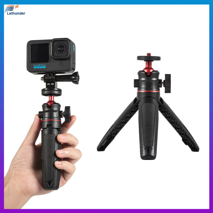 ไม้เท้าเซลฟีขาตั้งสามขาแบบพกพาขนาดเล็กใช้ได้กับกล้อง-x3-insta360-2-motion-action-2-3-gopro-11-10-9