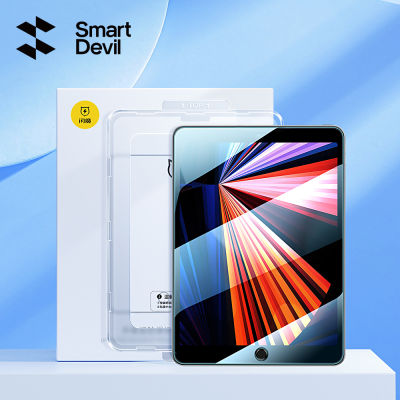 SmartDevil iPad ปกป้องหน้าจอสำหรับ iPad Pro 11นิ้วฟิล์มกระจกเทมเปอร์2022/2021 / 2020 / 2018 iPad 10th iPad Air 5 /Air 4 /Air 2/Mini 6ป้องกันการตกด้วยเครื่องมือติดตั้งอย่างรวดเร็ว