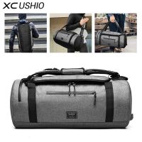 XC Gym Bag Multifunction Mens Gym Sports Bag Women Fitness Sport Bag Backpack with Shoe Compartment for Travel Yoga Training