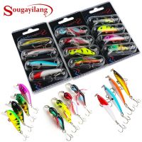 Sougayilang Fishing Bait Set 4PCS Wobbler Anti-corrosion Hook Bass Fishing Lure for Sea Carp Fishing Tackles De Pesca Accessories