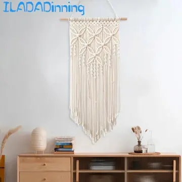 Geometric Woven Tapestry Chic Cotton Handmade Bohemian Art with Long  Tassel-Macrame Boho Wall Hanging Decor, Large Craft Ornament for Dorm Home  Bedroom Apartme - China Wall Hanging and Bohemian Wall Hanging price