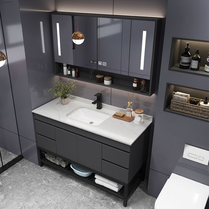 cod-luxury-rock-slab-bathroom-cabinet-combination-modern-minimalist-washbasin-apartment