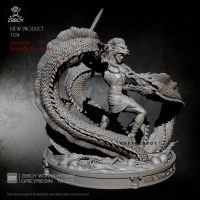 75MM Resin Model Kits God of War Leech self-assembled TD-2217