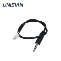 UNISIAN Jack 3.5mm AUX Audio Cable To XH2.54mm 3pin Terminal male to male Stereo Audio Cable Amplifier Extended line