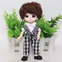 (Popular toys) ใหม่16ซม. ตุ๊กตา Movable Joint 1/12ตุ๊กตามินิ3D Big Eyes BJD เด็กแฟชั่นเสื้อผ้าสามารถแต่งตัว Boy และสาวของเล่นของขวัญ