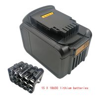 DCB200 15*18650 Li-Ion B atteryพลาสติกPCBชาร์จป้องกันแผงวงจรกล่องสำหรับDeWalt 18V 20V DCB203 DCB204