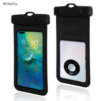 Witkitty IP68กระเป๋าโทรศัพท์กันน้ำเคสโทรศัพท์กันน้ำสำหรับ iPhone 14 13 12 11 PRO MAX XS Plus Samsung Galaxy