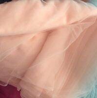 soft pink nylon mesh net tulle light soft gauze tissue sheer fabric 65 165cm wide 2yards/lot for wedding ball gown tutu veil