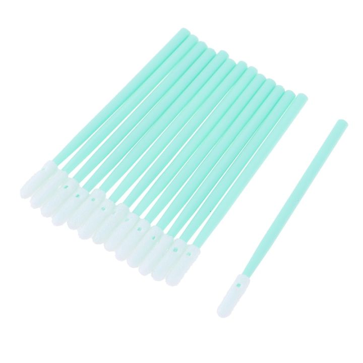 100pcs-836d-industrial-dust-free-purification-cotton-swab-sponge-swab-green-pp-handle-wipe-stick-can-clean-the-camera-lens