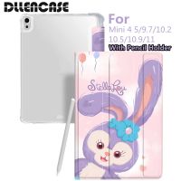 Dllencase เคส ลายการ์ตูน พร้อมช่องใส่ดินสอ สําหรับ Compatible For iPad 2021 Pro 11 2019 2020 10.2 7 8th Generation 2018 9.7 5 6th Mini 4 5 Air 4 10.5 10.9 A282