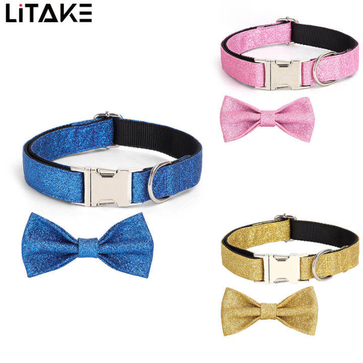 Girl dog outlet collars with bows