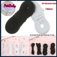 PETIBABY 2เมตร0.3/0.6/0.8/1ซม. ตุ๊กตา1/6ยางรัดแบบทำมือเชือกผูกผมยืดหยุ่นเครื่องประดับวิกผม