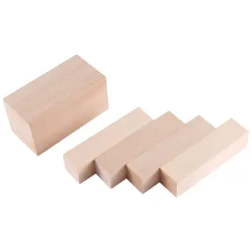 6Pcs Basswood Carving Blocks for Wood Beginners Carving Hobby Kit DIY  Carving Wood