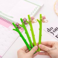 【Ready Stock】 ✟ C13 Monkey Gel Pens Novelty Stationery Cute Animal Gel Pen Student Signature Pen School Supplies