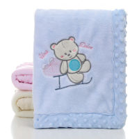 Baby Blanket Newborn Cute Cartoon Blankets Autumn Soft Newborn Stroller Bedding Cover Blankets Winter Warm Child Throwing Quilts