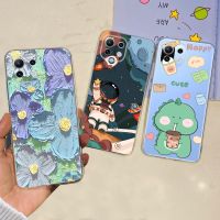 เคสสำหรับ Xiaomi Mi 11 Lite 4G 5G Soft TPU Space Man ลายดอกไม้หลังบางที่ครอบสำหรับ Xiaomi 11 Lite เคส