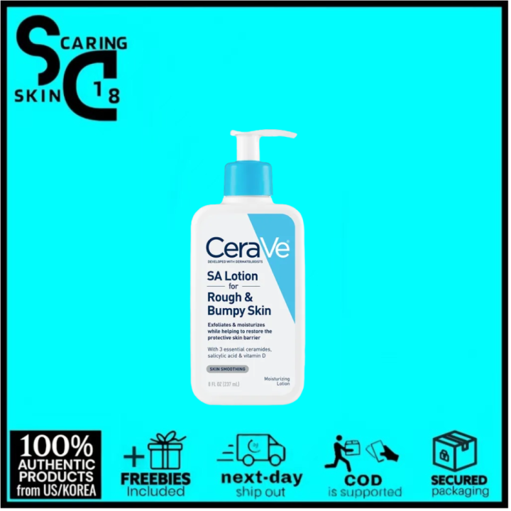 CeraVe Renewing SA Lotion Salicylic Acid Moisturizer 237ml for Rough