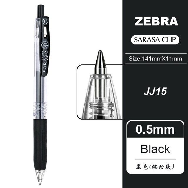 sarasa-clip-ปากกาเจล-zebra-ขนาดหัว-0-5-mm-สีมาตรฐาน-ครบ-3-สี