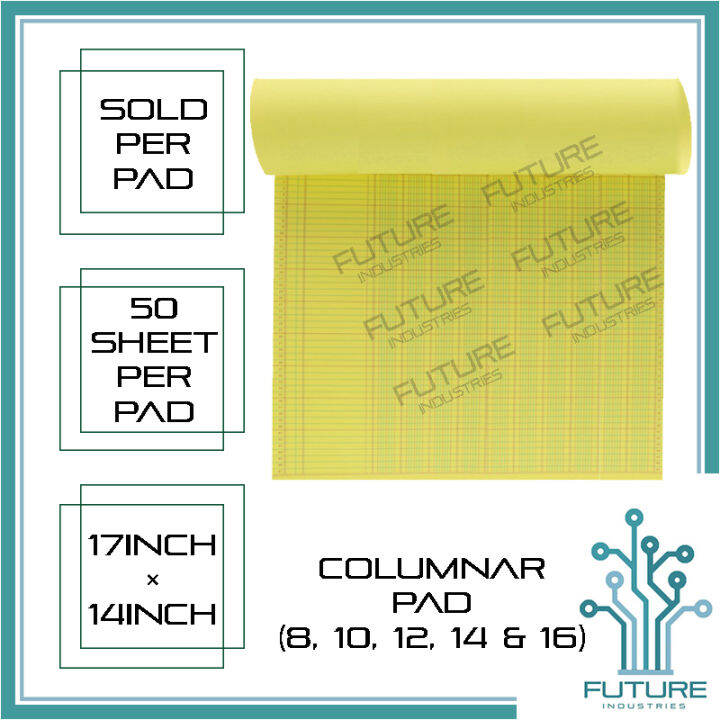 Columnar Pad 8 Columns Columnar Pad 10 Columns Columnar Pad 12 Columns