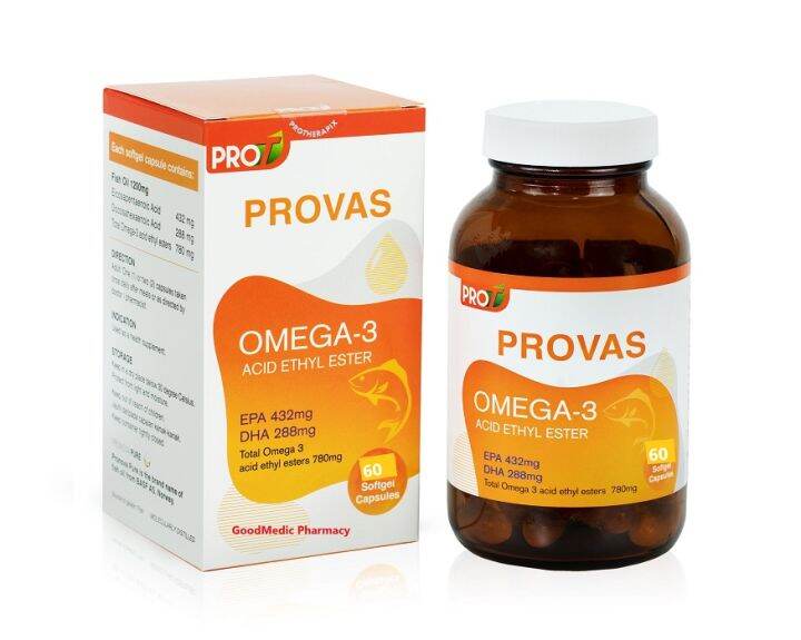 Provas Omega3 Acid Ethyl Ester ( 30 Capsules ) Lazada