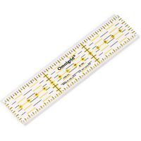 Prym ไม้บรรทัดสำหรับวัดผ้า Universal ruler, 3x15 cm. 611317