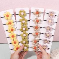 【CW】 6Pcs/Set Hair Scrunchies Kids Rubber Elastic Band Rope Headwear Accessories