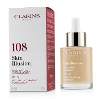 Clarins Skin Illusion Natural รองพื้นให้ความชุ่มชื่น SPF 15 No. 108ทราย30Ml/1Oz