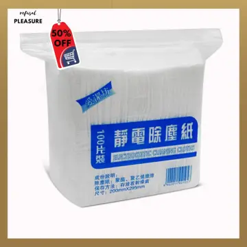 30Pcs/pack Electrostatic Dedusting Paper Disposable Wipes Removal