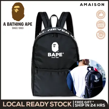 A Bathing Ape 2019 WINTER Collection BAPE Backpack Bag MOOK appendix Black