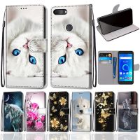 ∋◄► Case For Alcatel 1S 2019 Case Leather Wallet Phone Cover For Alcatel 1S 5024d Flip Case Coque Funda Capa Bag Protective Bumper