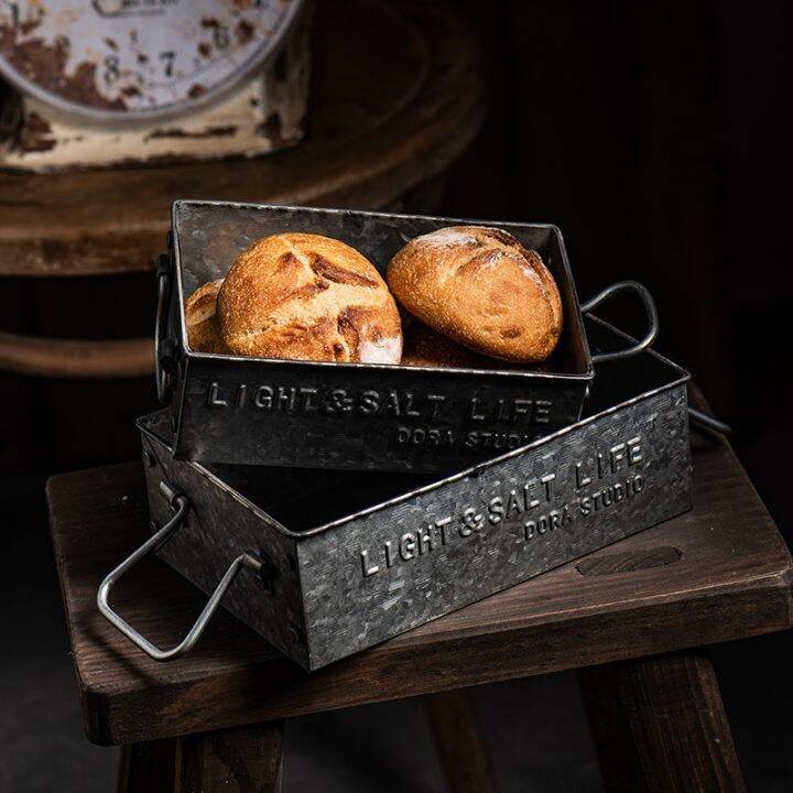 yf-serving-tray-metal-storage-trays-bread-snack-plate-rectangular-iron-pan-photography-props