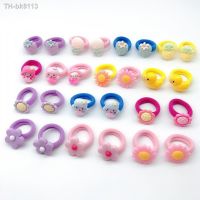 ❇ 20Pcs/Lot Girls Hair Accessories Elastic Hair Bands Mini Bow Ropes Flower Headdress Rubber Band Cute Hairband Hair Band For Kids