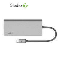 Belkin Type-C Multifunctional Converter HUB 6-in-1 (F4U092btSGY) Gray by Studio 7  รองรับการถ่ายโอนข้อมูลได้อย่างรวดเร็ว